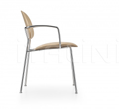 Стул с подлокотниками Tondina 4 Legs With Arms Стул с подлокотниками Tondina 4 Legs With Arms фабрика Infiniti Design