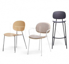 Стул с подлокотниками Tondina 4 Legs With Arms Стул с подлокотниками Tondina 4 Legs With Arms фабрика Infiniti Design