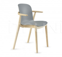 Стул с подлокотниками Relief Wooden Legs With Arms Стул с подлокотниками Relief Wooden Legs With Arms фабрика Infiniti Design