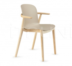 Стул с подлокотниками Relief Wooden Legs With Arms Стул с подлокотниками Relief Wooden Legs With Arms фабрика Infiniti Design