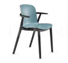 Стул с подлокотниками Relief Wooden Legs With Arms Стул с подлокотниками Relief Wooden Legs With Arms фабрика Infiniti Design