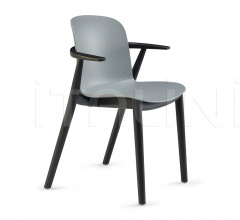 Стул с подлокотниками Relief Wooden Legs With Arms Стул с подлокотниками Relief Wooden Legs With Arms фабрика Infiniti Design