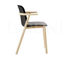 Стул с подлокотниками Relief Wooden Legs With Arms Стул с подлокотниками Relief Wooden Legs With Arms фабрика Infiniti Design