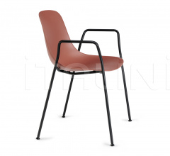 Стул с подлокотниками Pure Loop Mono 4 Legs With Arms фабрика Infiniti Design