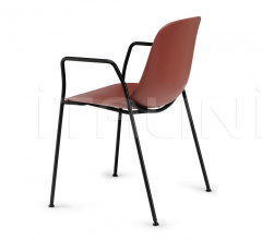 Стул с подлокотниками Pure Loop Mono 4 Legs With Arms фабрика Infiniti Design