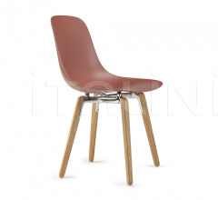Стул Pure Loop Mono Wooden Legs фабрика Infiniti Design