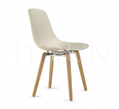 Стул Pure Loop Mono Wooden Legs фабрика Infiniti Design