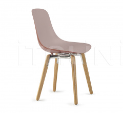 Стул Pure Loop Binuance Wooden Legs фабрика Infiniti Design