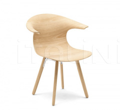 Стул Loop 3D Wood Wooden Legs фабрика Infiniti Design