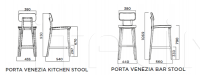 Барный стул Porta Venezia Bar Stool Infiniti Design