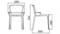 Стул Fiorellina Full Seat And Back Infiniti Design
