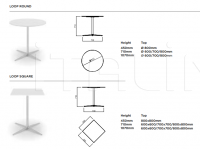 Барный стол Loop Table Infiniti Design