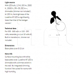 Настенный светильник Lucellino NT LED Ingo Maurer
