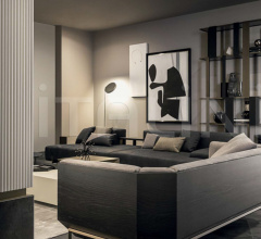 Итальянские Диваны - Модульный диван SOHO Итальянские Диваны - Модульный диван SOHO фабрика Shake