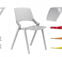 Стул с подлокотниками Green'S 4 legged stackable chair Стул с подлокотниками Green'S 4 legged stackable chair фабрика Sitland