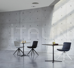 Стул Milos Meeting 4 star trestle in steel Стул Milos Meeting 4 star trestle in steel фабрика Sitland