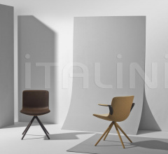 Стул с подлокотниками Milos Meeting 4 star trestle in wood Стул с подлокотниками Milos Meeting 4 star trestle in wood фабрика Sitland