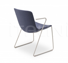 Стул с подлокотниками Milos Sled base with armrests Стул с подлокотниками Milos Sled base with armrests фабрика Sitland