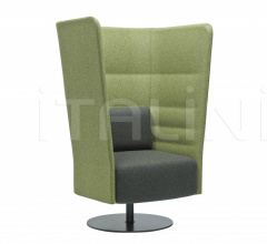 Кресло Cell128 Single-seater swivel with round steel central base фабрика Sitland