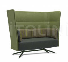 Диван Cell128 Two-seater with four-spoke steel base фабрика Sitland