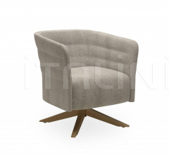 Кресло Cell72 Single-seater with swivel steel base and 4 spokes in wood фабрика Sitland