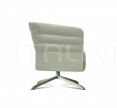 Кресло Cell72 Single-seater with swivel four-spoke base in tubular steel фабрика Sitland