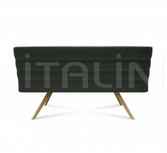 Диван Cell75 Two-seater with fixed base and 4 legs in wood фабрика Sitland