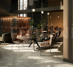 Итальянские Столы для конференц зала - Стол 1540 TRILOPE фабрика Draenert