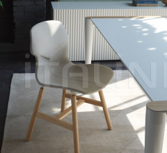 Итальянские Уличная мебель - Стул Stereo Wood Totally Upholstered фабрика Casamania