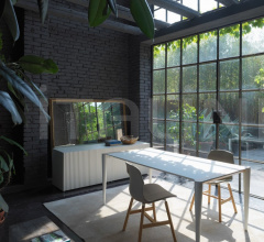 Итальянские Уличная мебель - Стул Stereo Wood Totally Upholstered фабрика Casamania