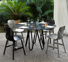 Итальянские Уличные столы - Стол обеденный Meduse Marble Итальянские Уличные столы - Стол обеденный Meduse Marble фабрика Casamania