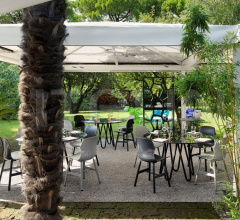 Итальянские Уличные столы - Стол обеденный Meduse Marble Итальянские Уличные столы - Стол обеденный Meduse Marble фабрика Casamania