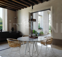 Итальянские Уличные столы - Стол обеденный Meduse Marble Итальянские Уличные столы - Стол обеденный Meduse Marble фабрика Casamania