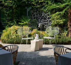 Итальянские Уличные столики - Столик Hexagon фабрика Horm