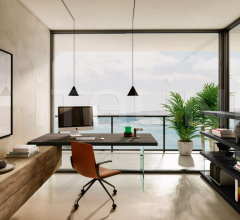 Итальянские Письменные столы - Письменный стол Air Desk фабрика Lago