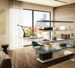 Итальянские Письменные столы - Письменный стол Air Desk фабрика Lago