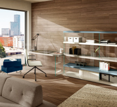 Итальянские Стеллажи - Книжный стеллаж Air Study Shelving фабрика Lago