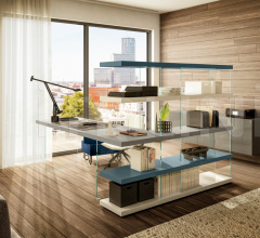 Итальянские Стеллажи - Книжный стеллаж Air Study Shelving фабрика Lago