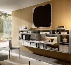 Итальянские Стеллажи - Книжный стеллаж Space Saving Ideas фабрика Lago