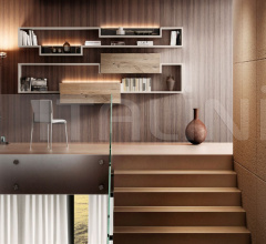 Итальянские Стеллажи - Книжный стеллаж Space Saving Ideas фабрика Lago