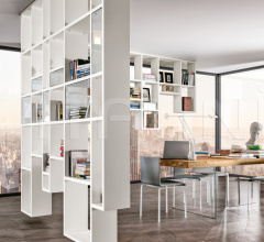 Итальянские Стеллажи - Книжный стеллаж LagoLinea Study Shelving фабрика Lago