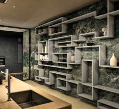 Итальянские Стеллажи - Книжный стеллаж LagoLinea Shelving 1216 фабрика Lago