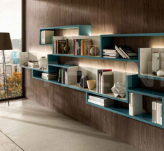 Итальянские Стеллажи - Книжный стеллаж LagoLinea Shelving 1217 фабрика Lago