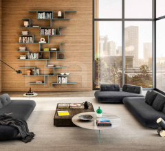 Итальянские Стеллажи - Книжный стеллаж LagoLinea Shelving 1221 фабрика Lago