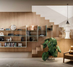 Итальянские Стеллажи - Книжный стеллаж LagoLinea Shelving 1227 фабрика Lago