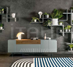 Итальянские Стеллажи - Книжный стеллаж LagoLinea Shelving 1248 фабрика Lago