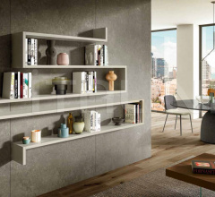 Итальянские Стеллажи - Книжный стеллаж LagoLinea Shelving 1225 фабрика Lago
