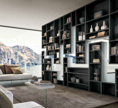 Итальянские Стеллажи - Книжный стеллаж 30mm Weightless Shelving 1251 фабрика Lago