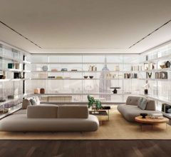 Итальянские Гостиная - Книжный стеллаж Air Shelving 1243 Итальянские Гостиная - Книжный стеллаж Air Shelving 1243 фабрика Lago