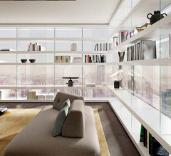 Итальянские Гостиная - Книжный стеллаж Air Shelving 1243 Итальянские Гостиная - Книжный стеллаж Air Shelving 1243 фабрика Lago